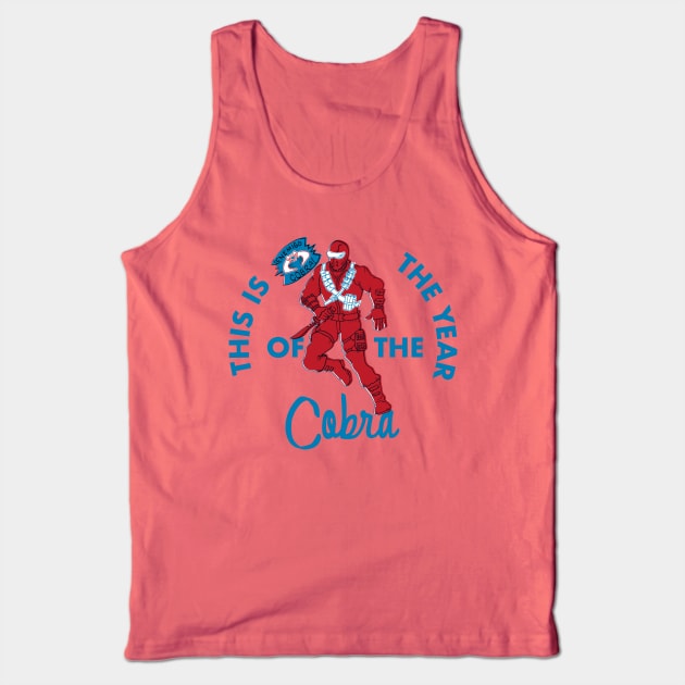 Year of the Cobra Mortal Tank Top by SkipBroTees